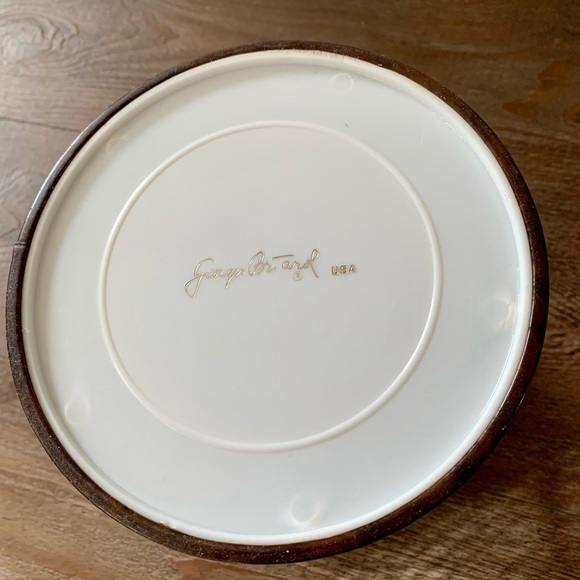 Vintage Mid Century Modern Bar Georges Briard Tortoise Shell Vinyl Ice Bucket - Picture 8 of 14